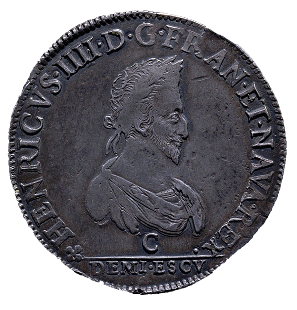 Demi-Escu of Henri IV of Navarre - (Bibliothèque nationale de France)