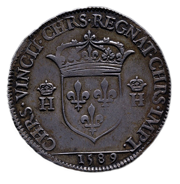 Demi-Escu of Henri IV of Navarre - (Bibliothèque nationale de France)